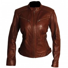 Women’s Cafe Racer Leather Jacket